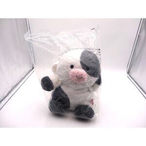 Bumbumz Rodeobumz CONRAD the COW 12" Bum Bumz plush Black & White, NWT